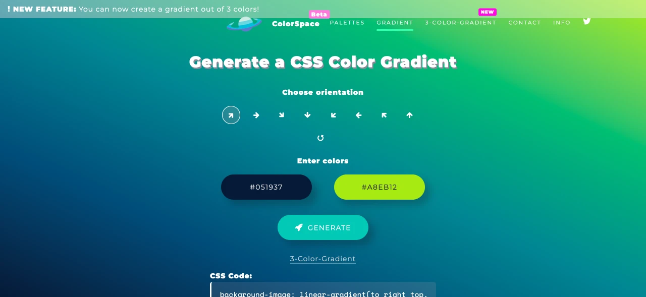 Image from Color Space Beta